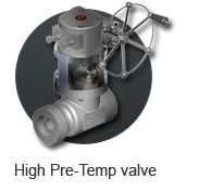 High pre-temp ball valve