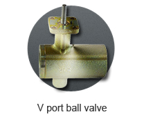 V port ball valve